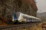 Nationalexpress 863 (422 863) als RE7 in Ennepetal, November 2017.