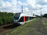 ABELLIO Flirt  Hagen , RB 40 ,Hagen-Essen,bei der Ausfahrt aus   Wattenscheid.(13.08.2007)