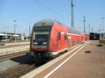 Planmige Ausfahrt 13:45 Uhr des RE 1 Hamm - Aachen aus dem Dortmunder Hbf.,Gleis 16,Dank an den freundlichen TF fr das Fernlicht!  (22.09.2007)