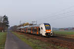 462 012 (nationalexpress) als RRX auf der Linie RE11 Richtung Kassel-Wilhelmshöhe in Bönen Nordbögge, 7. März 2026
