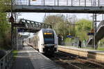 National Express 462 082 (94 80 0462 082-9 D-SDEHC) als RE 26717  RRX  von D�sseldorf Hbf nach Hamm (Westf) Hbf und weiter nach Kassel-Wilhelmsh�he, am 09.04.2026 in Dortmund-Scharnhorst.