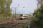 Eurobahn ET 7.05a (94 80 0429 010-2 D-ERB) als RE 89882  Rhein-Emscher-Express  von Hamm (Westf) Hbf nach D�sseldorf Hbf, am 09.04.2026 in Dortmund-Scharnhorst.
