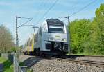 460 007-8 nach Koblenz im Gleisbogen Bonn-Friesdorf - 24.04.2015
