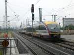 BR 642 Desiro als SB34 nach Dresden Hauptbahnhof im Bahnhof Dresden-Neustadt.(29.7.2011)