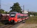  Hamsterbacke  (Bombardier TALENT 2) 442 651 als RB31 Dresden - Elsterwerda-Biela kurz vor dem Hp Dresden-Friedrichstadt; 05.10.2015  