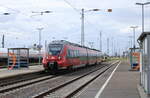 DB 442 108  Förtschendorf  als RE 4993  Franken-Thüringen-Express  von Leipzig Hbf nach Nürnberg Hbf, am 03.07.2023 in Großkorbetha.