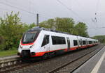 Abellio 6442 918 als RB 74674 von Halle (S) Hbf nach Saalfeld (S), am 15.05.2026 in Lei�ling.
