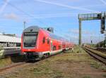 Ein DABpbzfa 767.2 als Steuerwagen an der RB 16419 von Braunschweig Hbf nach Burg (Magdeburg), am 19.10.2026 in Magdeburg-Neustadt.
