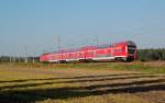 Eine RB, welche am 21.09.10 auf dem nach Wittenberg ist, erreicht in krze Burgkemnitz.