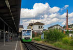 STB VT 120 (95 80 0650 520-9 D-STB) als STB 82978 nach Erfurt Hbf, am 04.09.2010 in Meiningen.