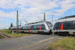 Abellio 9442 601 als RB 74572 von Sangerhausen nach Erfurt Hbf, am 02.07.2026 in Erfurt Ost.