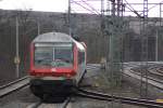 RB nach Eisenach bei der Ausfahrt aus Erfurt-Bischleben am 25.02.2010.nchster Halt ist Neuditendorf