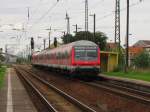 RB 16297 von Eisenach nach Sangerhausen (ab Erfurt Hbf RE 16492), beim Halt in Erfurt Ost; 03.09.2010