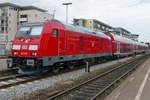 Nach vereinzelten Einsätzen der Baureihe 245 vor IRE‘s auf der Südbahn seit Mai 2017 ist diese Baureihe jetzt regelmäßig zwischen Ulm und Lindau im Einsatz.