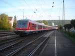 Dieser Regional Express fuhr am 21.04.07 nach Stuttgart HBF. Hier bei der Ausfahrt von Aalen Hbf. Aufgenommen am 21.04.07
