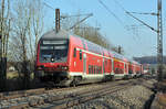 16.02.2017 Streckenabschnitt Uhingen - nun liegt ja Aalen nicht gerade im Filstal, aber man kann ja schon mal anzeigen, wohin die Reise als nächstes geht ... nachdem man in Stuttgart angekommen ist.