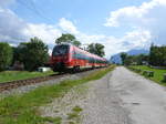 BR 2442 707 am 27.06.17 kurz vor Benediktbeuern. Fährt in Richtung Starnberg.