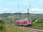 DB 445 048 als RE 4620 von Bamberg nach Frankfurt (Main) Hbf, am 25.08.2021 in Karlstadt (Main).
