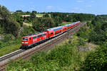 Regulär sind die RE zwischen München und Nürnberg fest in der Hand der Loks der Baureihe 146.