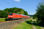 146 241 DB Regio mit dem RE 4860 (München Hbf - Nürnberg Hbf) bei Postbauer-Heng, 26.06.2020