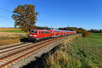 Nur ein kurzes Intermezzo blieb der Einsatz der Baureihe 111 zwischen München und Memmingen.