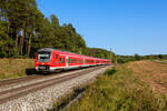 440 038 DB Regio als RE (Nürnberg Hbf - Würzburg Hbf) bei Hagenbüchach, 19.09.2020