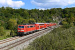 Jahrzehntelang in Frankfurt am Main beheimatet verstärkt die 111 100 nun seit Ende 2021 den Münchner Bestand der Baureihe.