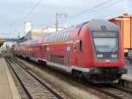 Ein RegionalZug nach Mnchen Hbf im bahnhof Ingolstadt Hbf. Aufgenommen am Abend des 27.05.07