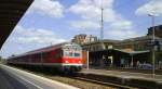 RB 35855 Erlangen - Neumarkt(Oberpf) am Startbahnhof Erlangen. 6.Juni 2008