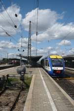 Am 29.08.09 verlie diese BRB als R11 den Augsburger Hbf in Richtung Schongau.