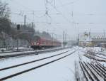 Eine Regionalbahn von Saalfeld nach Bamberg verlsst am 9.