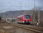 440 810-0 verlsst am 25. Februar 2012 als Regionalbahn nach Schlchtern den Bahnhof Bamberg.