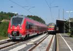 442 273 und 442 274 des Franken-Thringen Express verlassen am 14.