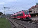 442 107 steht am 20. September 2012 als RB nach Bamberg im Bahnhof Kronach.