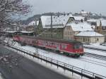 Eine Regionalbahn nach Bamberg verlsst am 09.