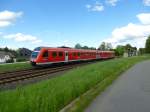 612 654 fährt hier am 20.05.2013 bei Förbau.