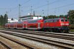 Die 218 465-3 mit der RB von Mnchen nach Mhldorf in Mnchen Sd am 16.08.2013