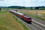 RB 59154 nach Ingolstadt Nord gezogen von 111 184-8 bei Hebertshausen, 13.08.2013