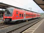 440 307-7 mit dem RB 58120  nach Karlstadt (Main) steht am 30. September 2014 im Bahnhof Ansbach bereit.