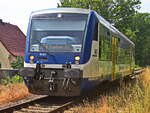 VT011- (NVR-Nummer 95 80 0650 543-3 D NEBB) der NEB Niederbarnimer Eisenbahn als RB 36 nach Frankfurt / Oder am 20.