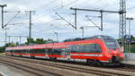 RB20 nach Oranienburg mit einem der frisch lackierten Talent-Triebzüge der DB Regio Nordost  442 315  am 22.06.21 Bf.