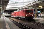 143 242 mit der RB10 (RB 18524) von Berlin Südkreuz nach Nauen in Berlin Südkreuz.