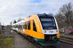Ostdeutsche Eisenbahn GmbH, Parchim (ODEG), Fahrzeugnutzer: Elbe-Spree Netz mit ihrer  1622 506  (NVR:  95 80 1622 506-1 D-ODEG...  als RB51 aus Rathenow fährt im Bahnhof Brandenburg Hbf. ein, 21.02.24