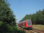 Herrliche Bedingungen fr diesen RE 2 nach Cottbus am 15.08.