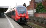 442 125/625 und 442 120/620 als RE 4 Ersatzzug am 23.06.2012 in Rathenow