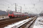 442 130-1 & 442 629-2 als RB21 (RB 18671) von Wustermark nach Berlin Friedrichstrae in Priort. 14.02.2013