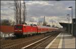 DB 112 101 mit einem RE am 13.04.2013 in Berlin-Karow