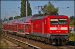 DB 112 124 mit einem RE nach Berlin Hbf am 07.09.2013 in Berlin-Karow	
