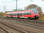 442 619 mit 442 119 als RB 22 (RB 28819) von Berlin Schnefeld Flughafen kommend kurz vor der Einfahrt in den Bahnhof Saarmund zur Weiterfahrt nach Potsdam Hauptbahnhof am 20.