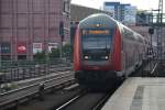 BERLIN, 07.07.2014, RE 1 nach Brandenburg Hbf bei der Einfahrt in den Bahnhof Alexanderplatz